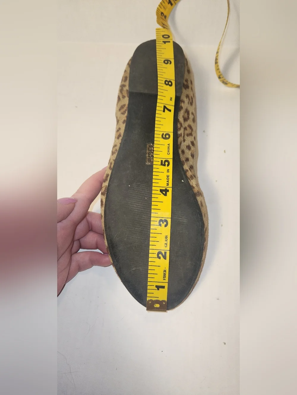 VTG Y2k Forever 21 Gold Leopard Embellished Gems Jewels Bow Ballet Flats 8 EUC